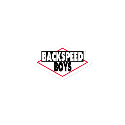Classic Backspeed Boys Sticker